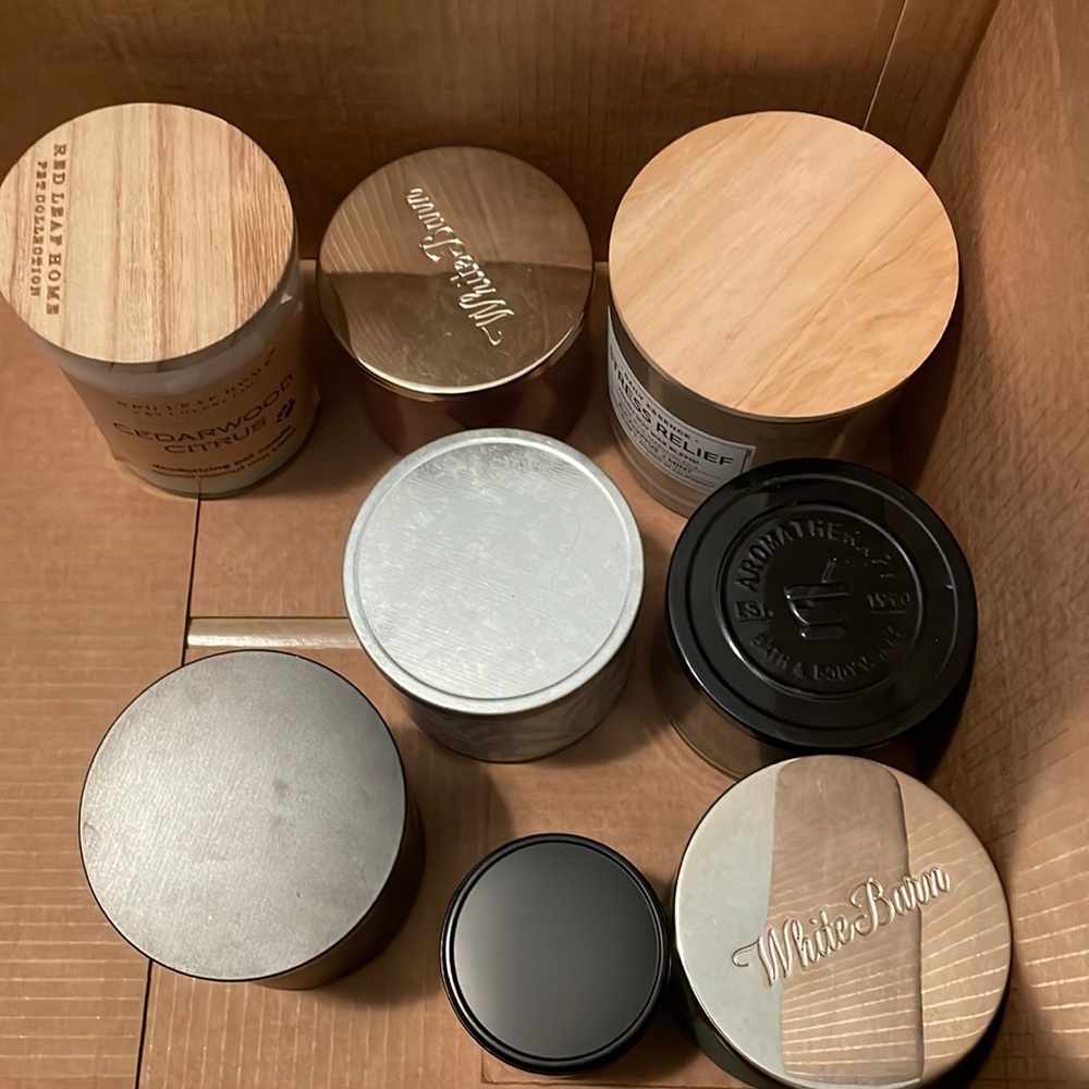 Assorted Candle Jars